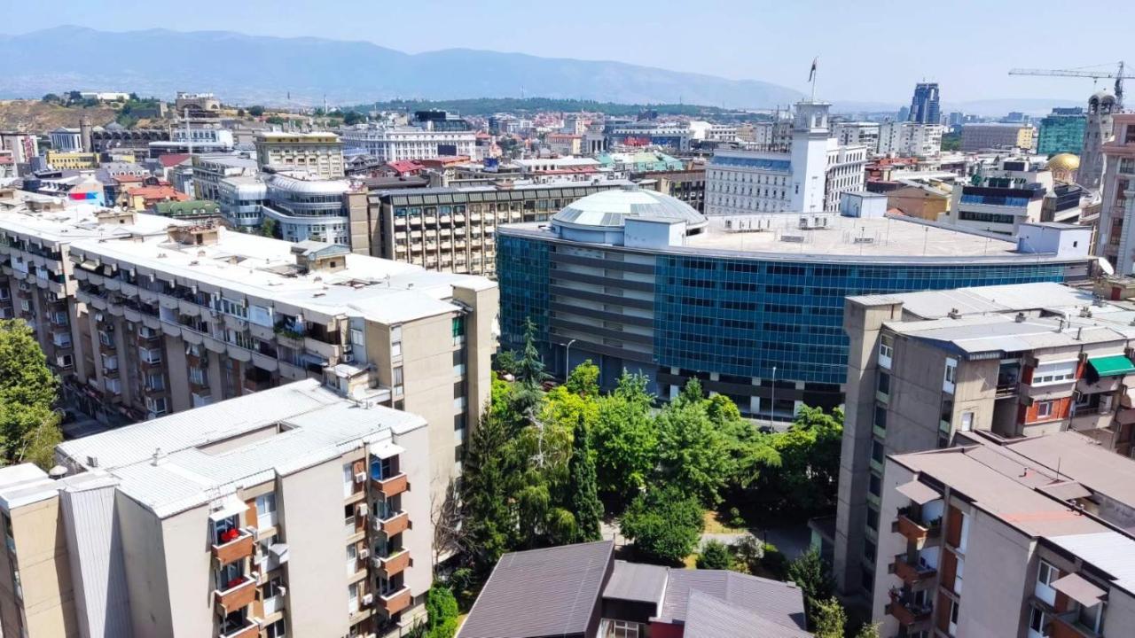 Sky View Luxury Center Skopje Apartments المظهر الخارجي الصورة